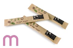 Puro Zuckersticks braun 1000 x 3g Fairtrade, Portionspackung